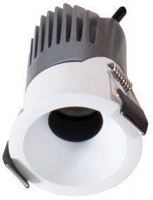 Faro LED da Incasso 6W Foro Ø45mm IP65 CCT UGR19 con driver Philips Colore Bianco Variabile CCT
