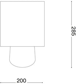 Ideal Lux - Lampada da tavolo KALI 1xE14/40W/230V ceramiche/color crema/beige