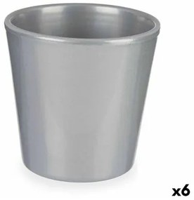 Vaso Ø 14 cm Argentato (6 Unità)