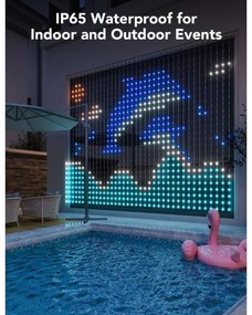 Govee - RGBIC Curtain Lampada 520 LED 1,5x2m Wi-Fi IP65