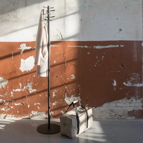 Appendiabiti nero in metallo 35x178 cm Pull – Spinder Design