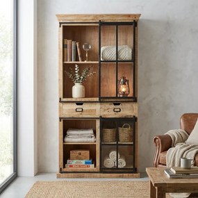 NAUTILUS - mobile in legno di mango con ante e cassetti