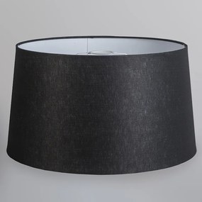 Lampada a sospensione moderna in acciaio con paralume 45 cm nero - Cappo 1