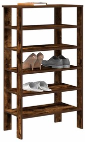 Scarpiera Rovere Fumo 61x32x105 Cm İn Truciolato /