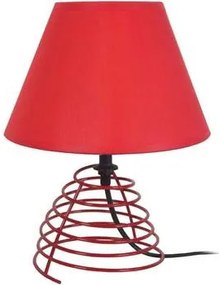 Tosel  Lampade d’ufficio lampada da comodino tondo metallo rosso  Tosel