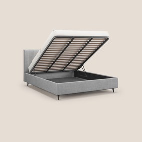 Yvonne letto contenitore in morbido tessuto impermeabile T02 grigio chiaro