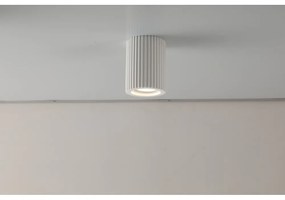 Plafoniera LED GU10 e GU5.3 in Gesso Pitturabile Rotonda Ø70x90mm Materiale Gesso