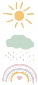 Poster Decorativo (50x70 cm) Lecrin Kids Multicolore Soft - Sklum