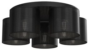 Lampadario a plafone LOFT SHADE 5xE27/60W/230V nero