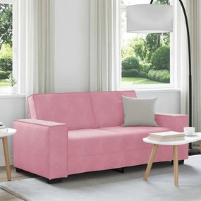 Divano A 2 Posti Rosa 140 Cm İn Velluto /