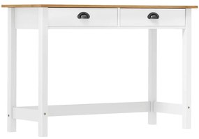 Consolle Hill Con 2 Cassetti 110x45x74 Cm İn Massello Di Pino /