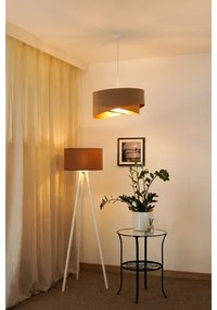 Brilagi - Lampadario LED a sospensione con filo LYRA 1xE27/15W/230V marrone/oro