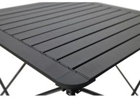 Tavolo da campeggio pieghevole 70x70cm antracite