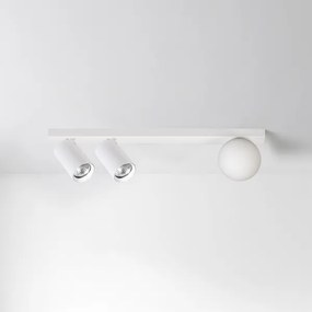 Brilagi - Faretto SELE BALL 2xGU10/30W/230V + 1xG9/10W bianco