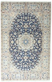 Nain Tappeto 270 x 170 Blu (Iran) Annodato A Mano