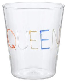 Bicchiere acqua queen in vetro borosilicato, da 380 ml