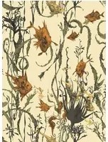 Edmond Petit Carta da parati Jardin Marine - RM115-05 - Orange