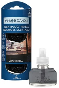 Set 2 ricariche per diffusore elettrico Black Coconut Yankee Candle