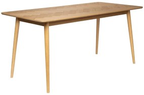 Tavolo da pranzo con effetto rovere 80x160 cm Fabio – White Label