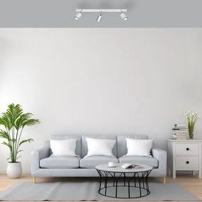 Faretto LED TUNE 3xGU10/4,8W/230V cromo opaco/bianco