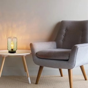 Globo 16046TG - Lampada da tavolo DARINA 1xE27/60W/230V verde