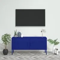 Mobile TV Blu Marino 105x35x50 cm in Acciaio cod mxl 12609