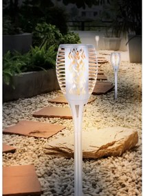 Globo 33077S - Lampada LED solare SOLAR LED/3,6W/3V 1800K IP44 cromo