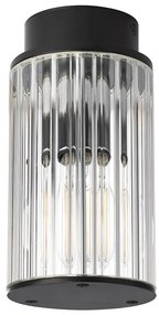 Argon 8773 - Plafoniera da esterno NORFOLK 1xE27/15W/230V IP44 nero