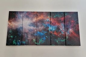 Quadri 5 pezzi – Galassia infinita