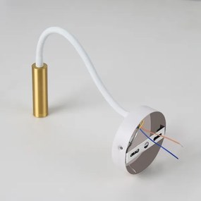 Brilagi - Lampada da parete flessibile dimmerabile a LED MAYA 1xG9/4W/230V bianco/oro