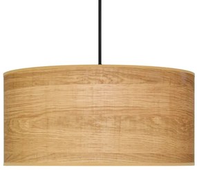 Lampadario a sospensione con filo ALBA 1xE27/15W/230V diametro 40 cm marrone/nero