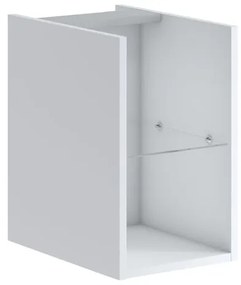 Scocca per base sottolavabo Opera laccato opaco bianco L 30 x H 50 x P 45.5 cm