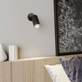 Nowodvorski Lighting Faretto da parete Eye Spot 1 luce, nero