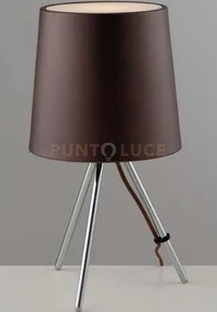 Lume marley marrone 1 luce attacco e14 25x43,5cm in metallo