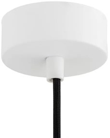 Argon 4914 - Lampadario a sospensione con filo ORTE 1xE27/15W/230V bianco
