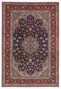 Isfahan Tappeto 200 x 300 (Iran) Annodato A Mano
