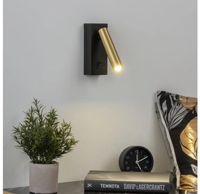 Brilagi - Luce Spot da parete a LED MAYA LED/3W/230V 4000K nero/oro