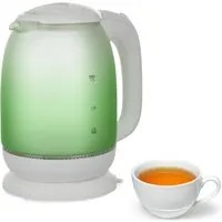 Bollitore elettrico 1,7 L 2200 W vetro verde