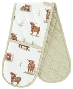 Doppio guanto da cucina in cotone Angus Highland Cow – Catherine Lansfield