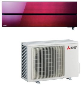 Condizionatore a muro monosplit MITSUBISHI ELECTRIC LN 12000 BTU classe raffreddamento A+++, rosso