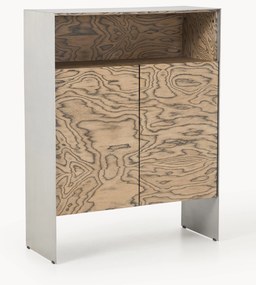 Credenza alta in legno di mango Ako