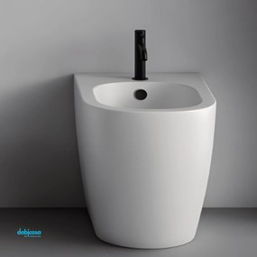 Nic Design "Pin" Bidet Da Terra Filo Muro Bianco Opaco