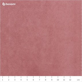 Divano rosa allungabile/con contenitore e rivestimento in velluto 247 cm Lazaro – ELTAP