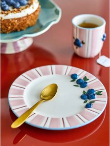 Set di piatti da dolce rosa/color crema in gres 4 pz ø 20,5 cm Carry – Bloomingville