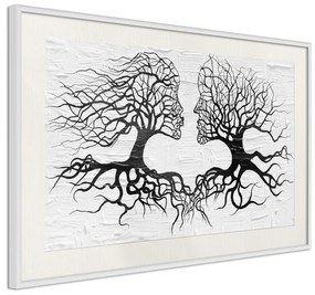 Poster  Like the Old Trees  Cornice Quadri Cornice d'oro, Larghezza x Altezza Home decor 45x30