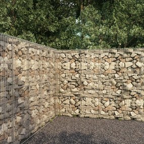 Gabbione Con Copertura İn Acciaio Zincato 300x50x200 Cm /