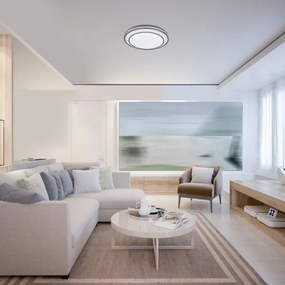 Rabalux 2131 - Plafoniera LED dimmerabile LUPITA LED/40W/230V argento + telecomando