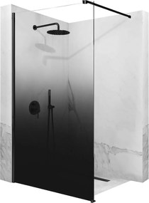 Parete doccia Rea Aero Ombre Black/Black 110
