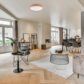 Brilagi - Plafoniera LED dimmerabile MANAROLA LED/24W/230V rovere + telecomando