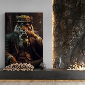 Stampa su tela – Gangster animale tigre